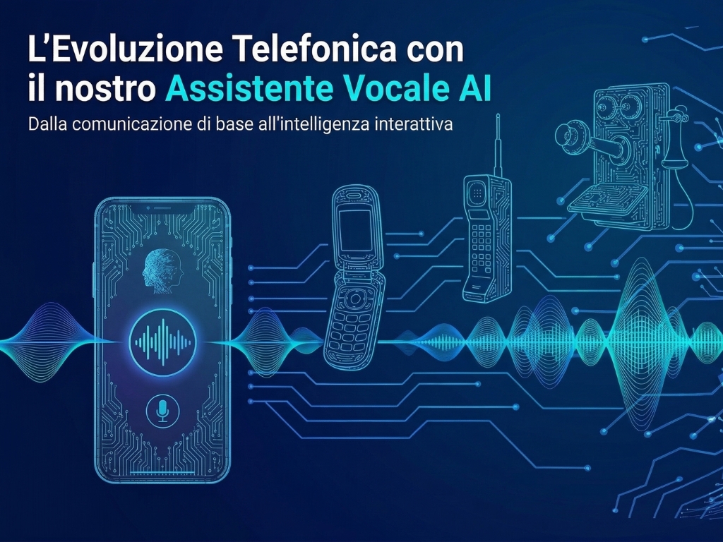 L'Evoluzione Telefonica con il nostro Assistente Vocale AI