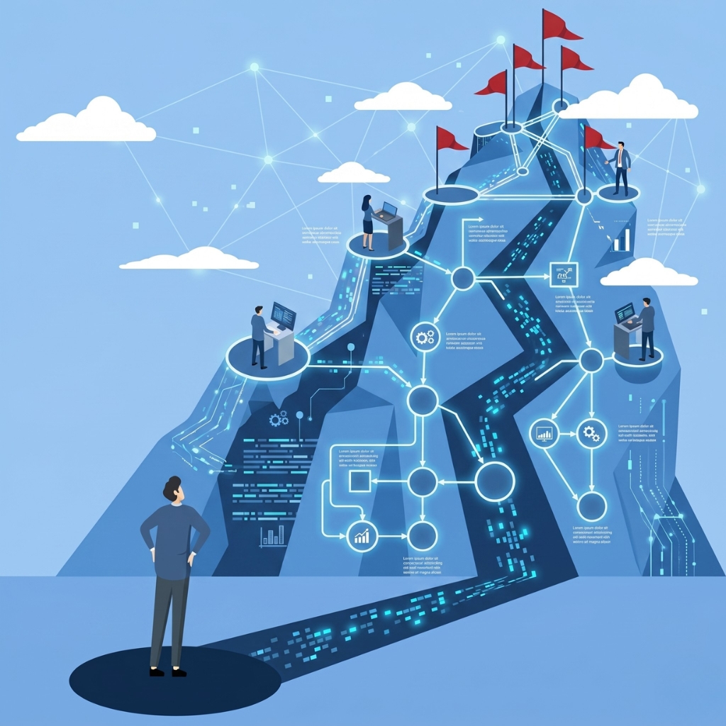 Mappa strategica per scalare il business con l'automazione processi aziendali